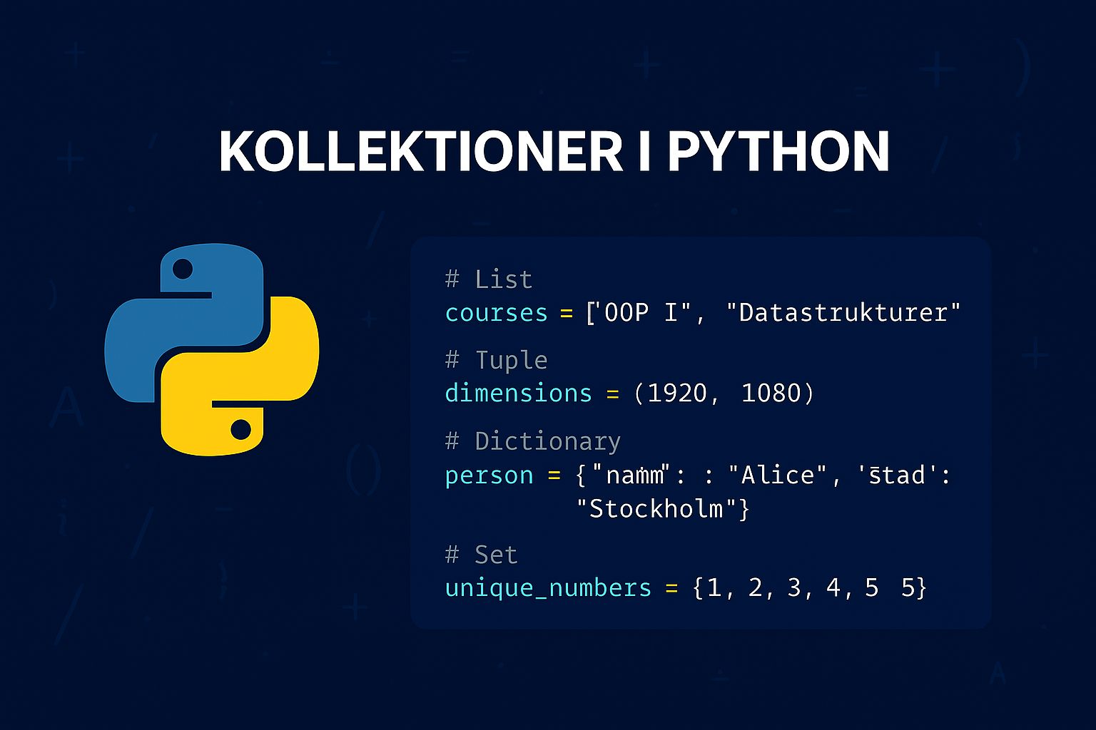 Collections in Python