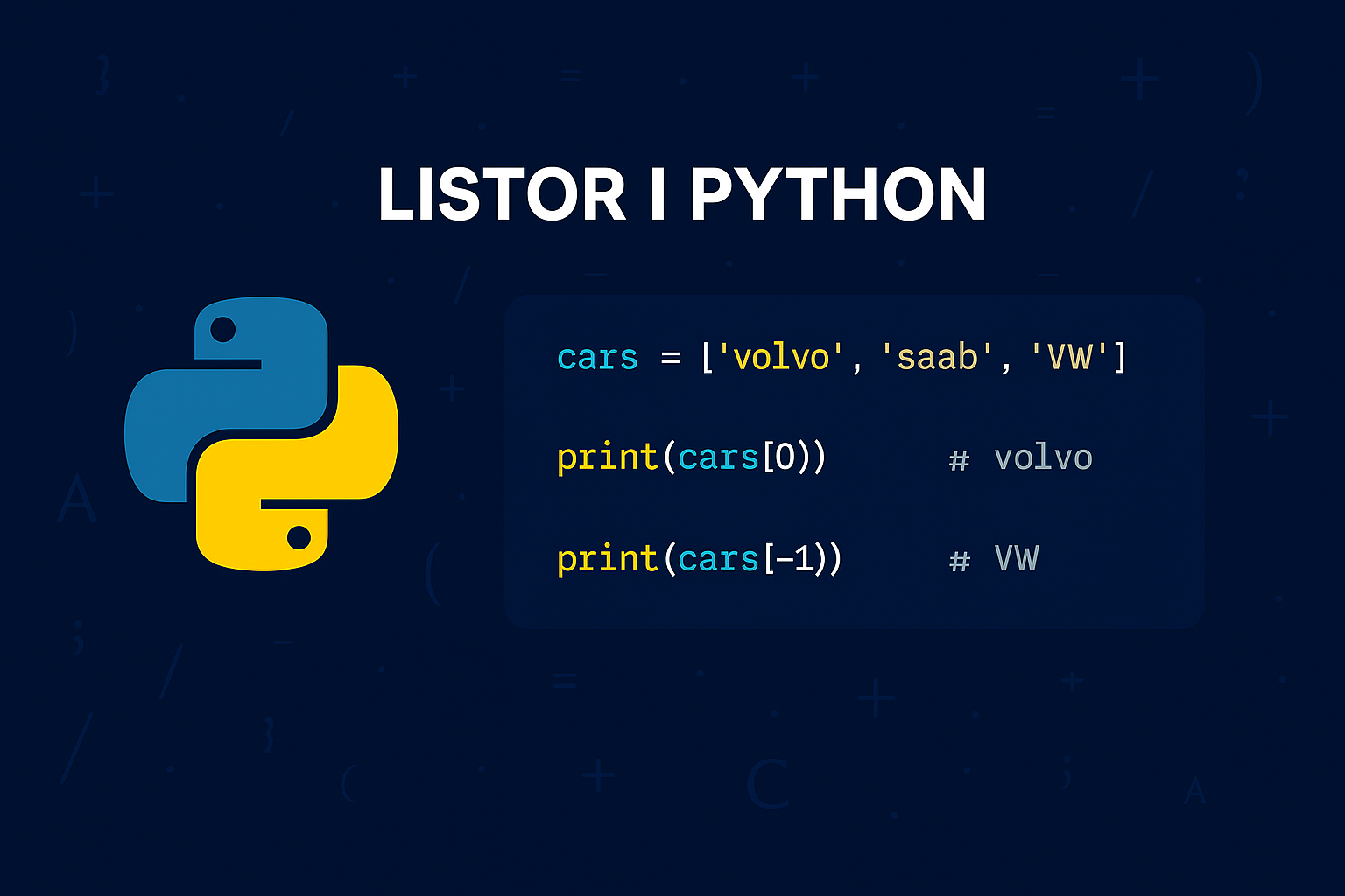 Lists in Python