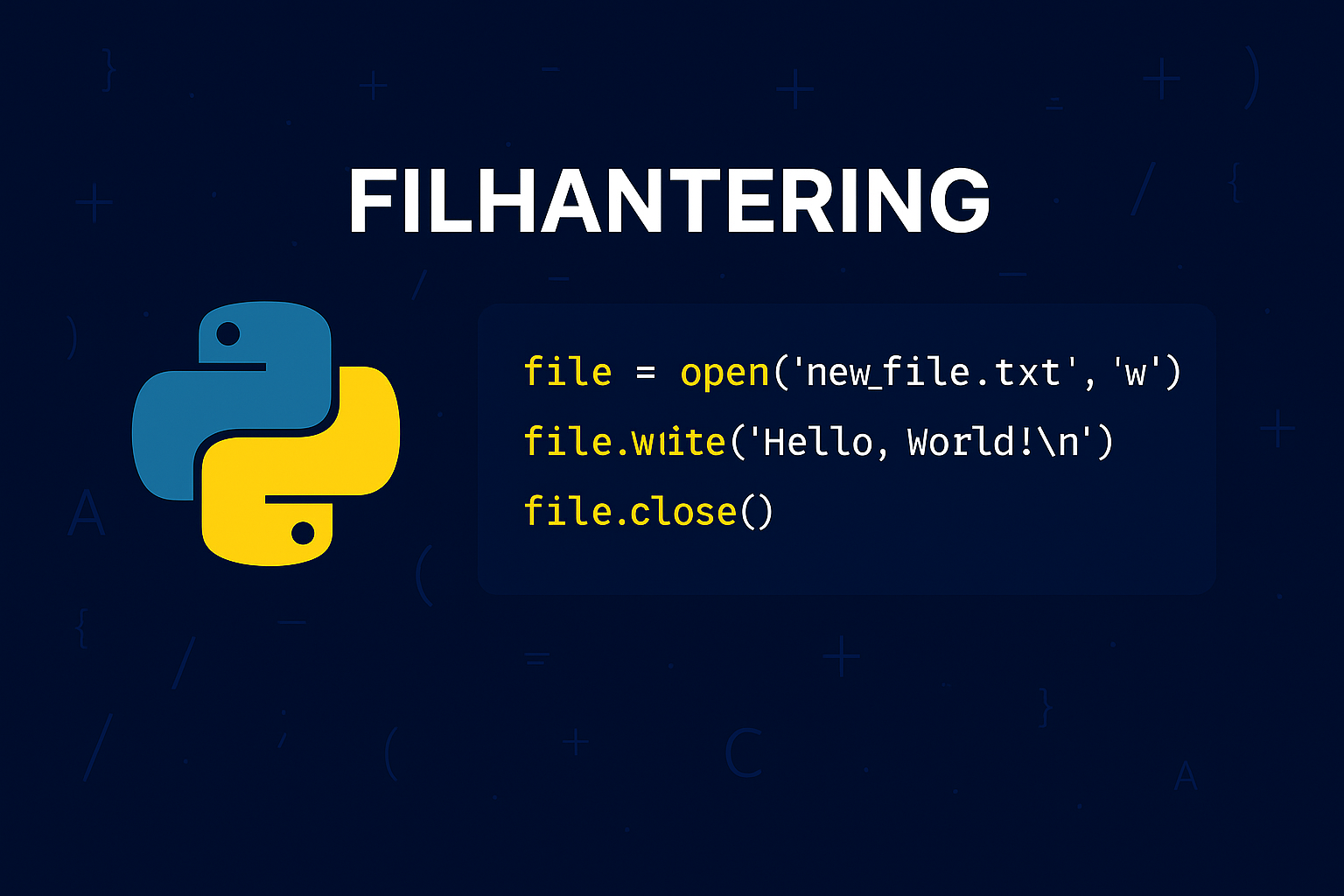File handling