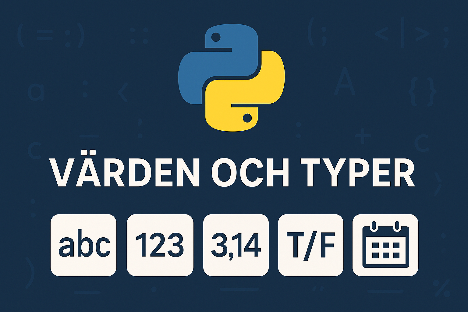 Values and types