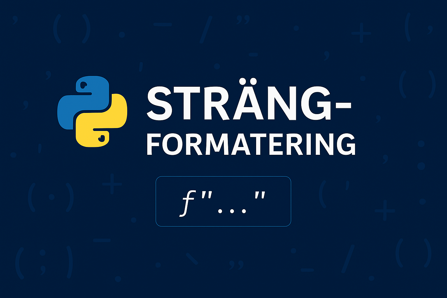 String formatting